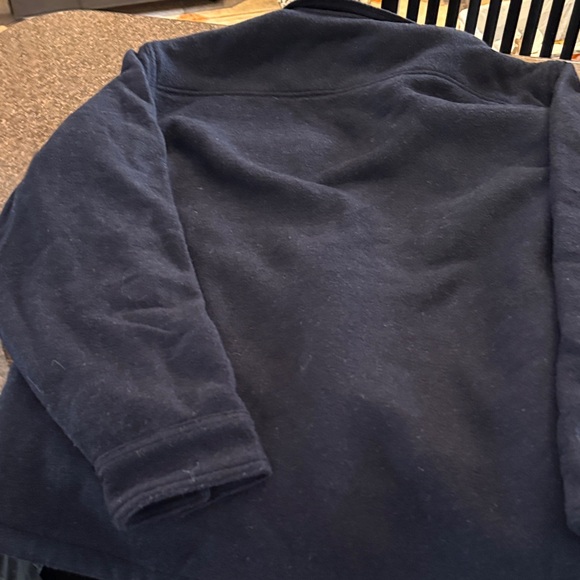 Faherty Men's Dark Blue Range Fleece Lined Shirt Jacket-L - Picture 12 of 13